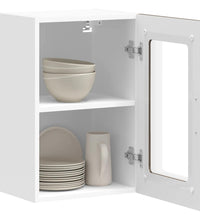 Küchen-Hängeschrank mit Glastür Kalmar Braun Eichen-Optik