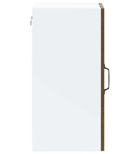 Küchen-Hängeschrank mit Glastür Kalmar Braun Eichen-Optik