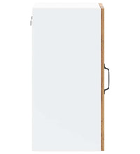 Küchen-Hängeschrank mit Glastür Altholz-Optik Holzwerkstoff