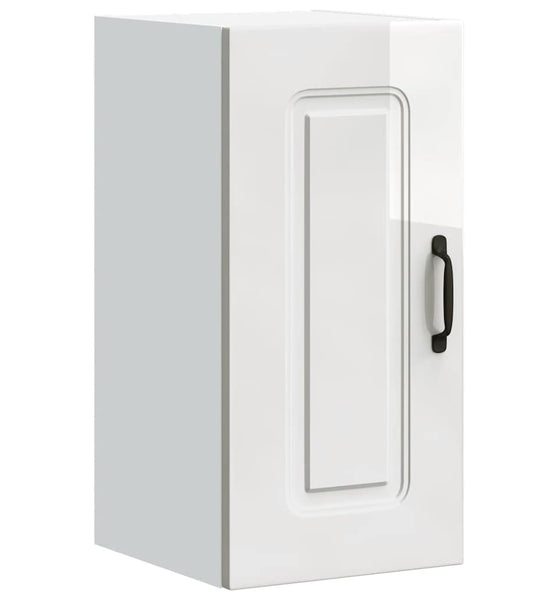 Küchen-Hängeschrank Kalmar Hochglanz-Weiß Holzwerkstoff