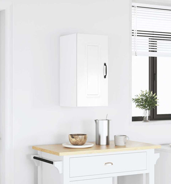 Küchen-Hängeschrank Kalmar Hochglanz-Weiß Holzwerkstoff