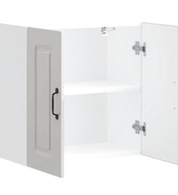 Küchen-Hängeschrank Kalmar Hochglanz-Weiß Holzwerkstoff