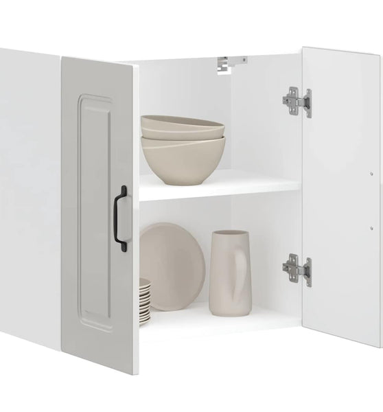 Küchen-Hängeschrank Kalmar Hochglanz-Weiß Holzwerkstoff