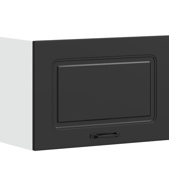 Küchen-Hängeschrank Kalmar Schwarz Holzwerkstoff