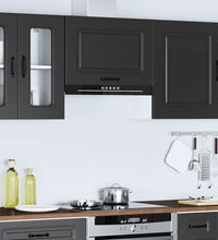 Küchen-Hängeschrank Kalmar Schwarz Holzwerkstoff