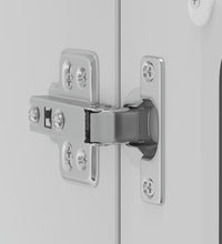 Küchen-Hängeschrank mit Glastür Kalmar Schwarz Holzwerkstoff