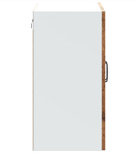 Küchen-Hängeschrank mit Glastür Altholz-Optik Holzwerkstoff