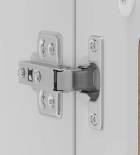 Küchen-Hängeschrank mit Glastür Altholz-Optik Holzwerkstoff