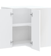 Küchen-Eckhängeschrank Kalmar Weiß Holzwerkstoff
