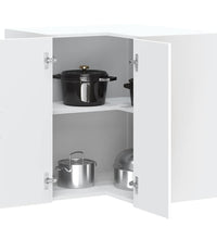 Küchen-Eckhängeschrank Kalmar Weiß Holzwerkstoff