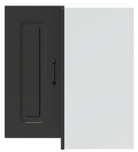 Küchen-Eckhängeschrank Kalmar Schwarz Holzwerkstoff