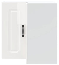 Küchen-Eckhängeschrank Kalmar Hochglanz-Weiß Holzwerkstoff