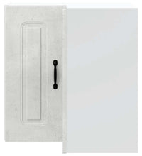 Küchen-Eckhängeschrank Kalmar Betongrau Holzwerkstoff