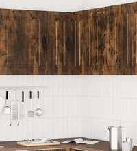 Küchen-Eckhängeschrank Kalmar Räuchereiche Holzwerkstoff