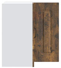 Küchen-Eckhängeschrank Kalmar Räuchereiche Holzwerkstoff