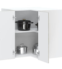 Küchen-Eckhängeschrank Kalmar Grau Sonoma Holzwerkstoff