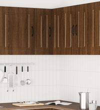 Küchen-Eckhängeschrank Kalmar Braun Eichen-Optik Holzwerkstoff