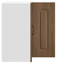 Küchen-Eckhängeschrank Kalmar Braun Eichen-Optik Holzwerkstoff
