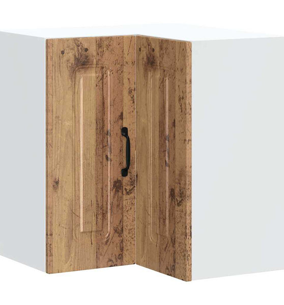 Küchen-Eckhängeschrank Kalmar Altholz-Optik Holzwerkstoff