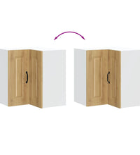Küchen-Eckhängeschrank Kalmar Artisan-Eiche Holzwerkstoff