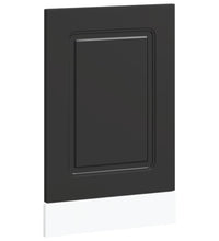 Geschirrspülerblende Kalmar Schwarz 45x1,5x67 cm Holzwerkstoff