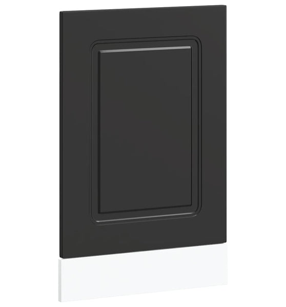 Geschirrspülerblende Kalmar Schwarz 45x1,5x67 cm Holzwerkstoff