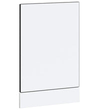 Geschirrspülerblende Kalmar Schwarz 45x1,5x67 cm Holzwerkstoff