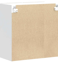 Küchen-Hängeschrank mit Glastür Kalmar Braun Eichen-Optik