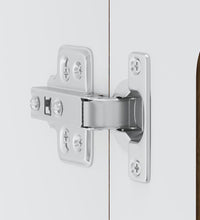 Küchen-Hängeschrank mit Glastür Kalmar Braun Eichen-Optik