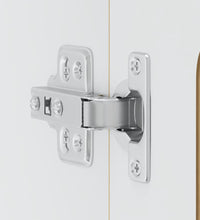 Küchen-Hängeschrank mit Glastür Artisan-Eiche Holzwerkstoff