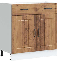 Küchen-Unterschrank Lucca Altholz-Optik Holzwerkstoff