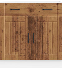 Küchen-Unterschrank Lucca Altholz-Optik Holzwerkstoff