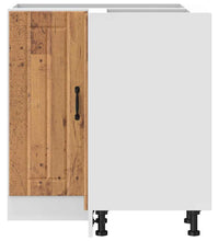 Küchen-Eckunterschrank Lucca Altholz-Optik Holzwerkstoff