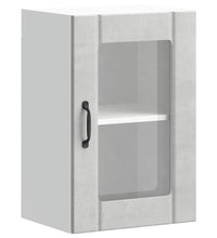 Küchen-Hängeschrank mit Glastür Lucca Betongrau