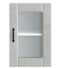 Küchen-Hängeschrank mit Glastür Lucca Betongrau