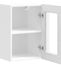 Küchen-Hängeschrank mit Glastür Lucca Betongrau