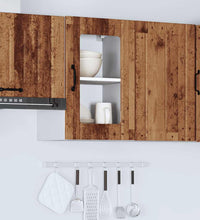 Küchen-Hängeschrank mit Glastür Lucca Altholz-Optik