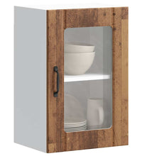 Küchen-Hängeschrank mit Glastür Lucca Altholz-Optik