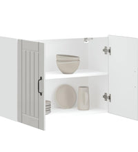 Küchen-Hängeschrank Lucca Hochglanz-Weiß Holzwerkstoff
