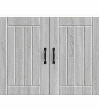 Küchen-Hängeschrank Lucca Grau Sonoma Holzwerkstoff