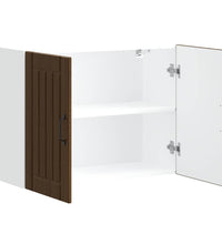 Küchen-Hängeschrank Lucca Braun Eichen-Optik Holzwerkstoff