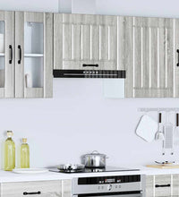 Küchen-Hängeschrank Lucca Grau Sonoma Holzwerkstoff