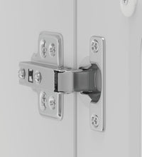 Küchen-Hängeschrank mit Glastür Lucca Weiß Holzwerkstoff