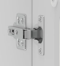 Küchen-Hängeschrank mit Glastür Hochglanz-Weiß Holzwerkstoff