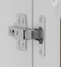 Küchen-Hängeschrank mit Glastür Lucca Braun Eichen-Optik