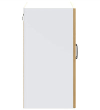Küchen-Hängeschrank mit Glastür Artisan-Eiche Holzwerkstoff