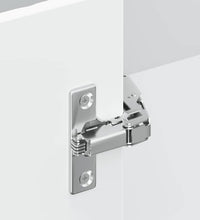 Küchen-Eckhängeschrank Lucca Hochglanz-Weiß Holzwerkstoff