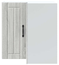 Küchen-Eckhängeschrank Lucca Grau Sonoma Holzwerkstoff