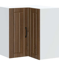 Küchen-Eckhängeschrank Lucca Braun Eichen-Optik Holzwerkstoff