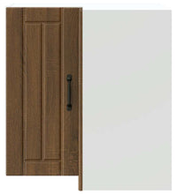 Küchen-Eckhängeschrank Lucca Braun Eichen-Optik Holzwerkstoff